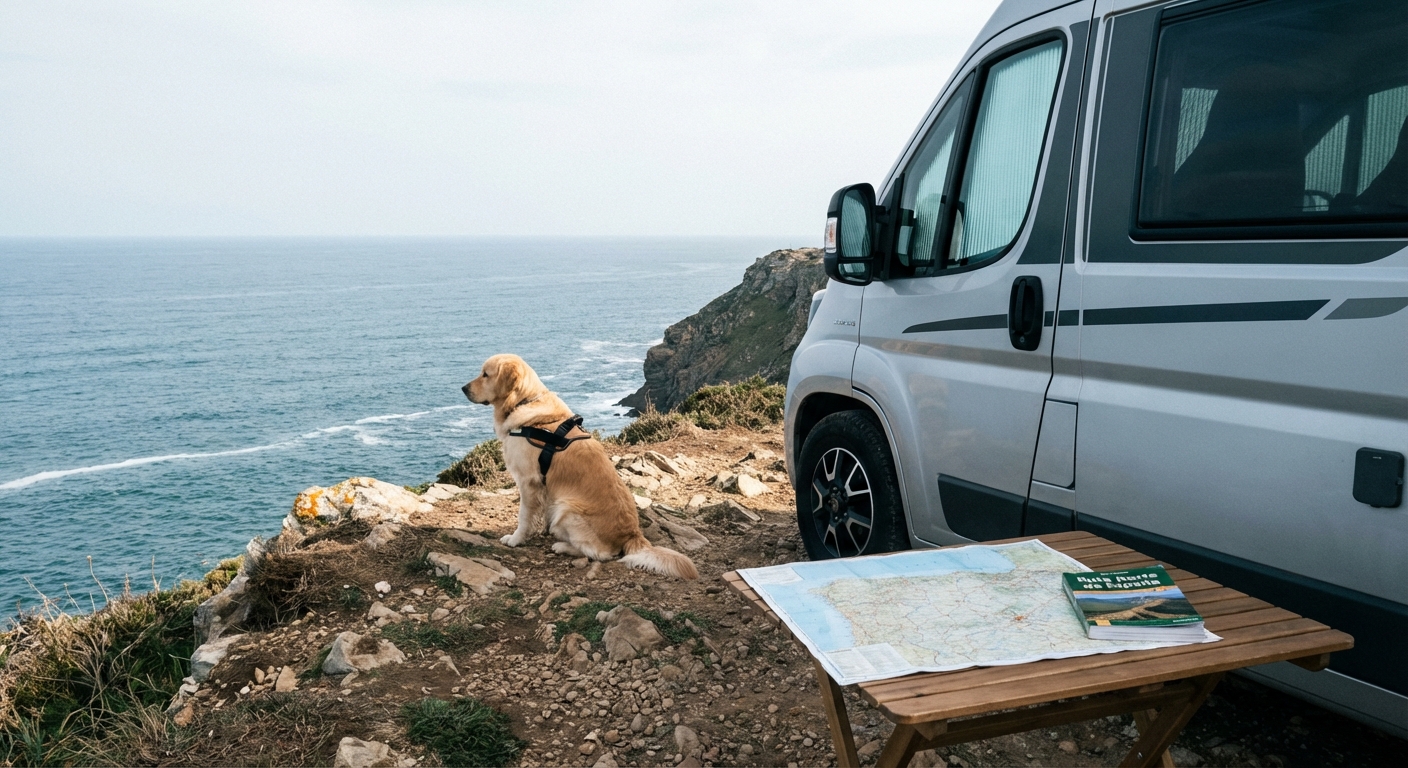 Ruta en autocaravana con perro por el Norte de España