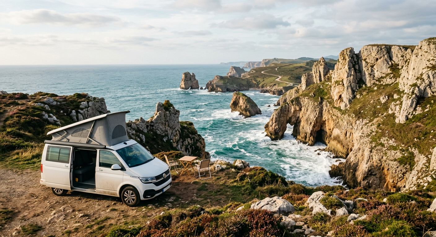 Ruta por la Costa Quebrada en Autocaravana y Camper
