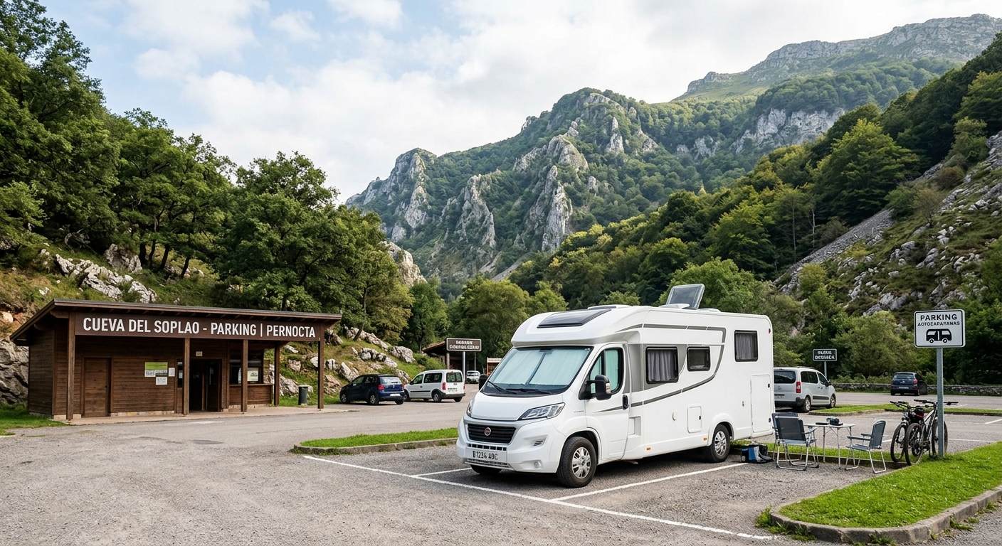 Cueva del Soplao en Autocaravana: Rutas, Parking y Pernocta